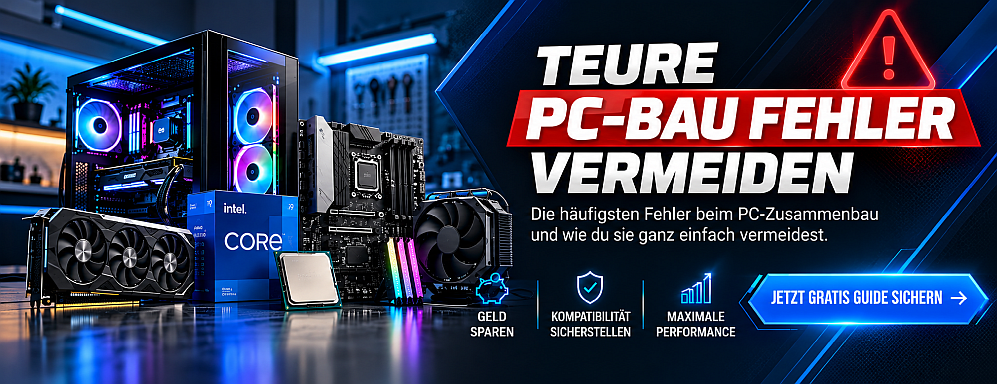 Teure PC-Bau Fehler vermeiden