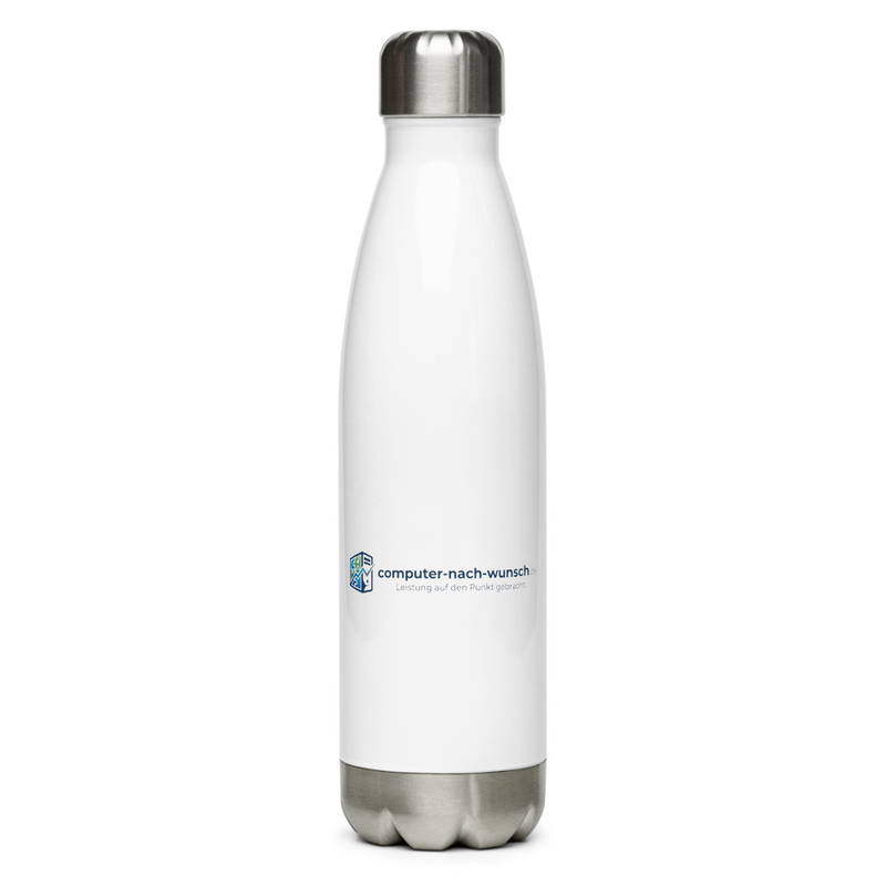 Trinkflasche Edelstahl - mit Logo